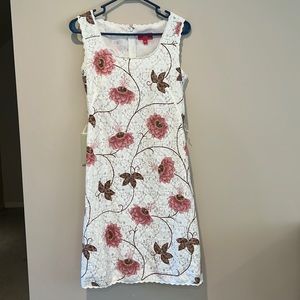 Oscar de la renta cream lace dress